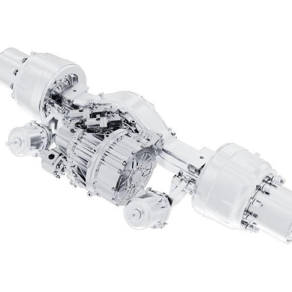 High Performance Energy-saving Peak Power 232kw Rated Power 125kw Integrated Electric Heavy Truck Drive Axle